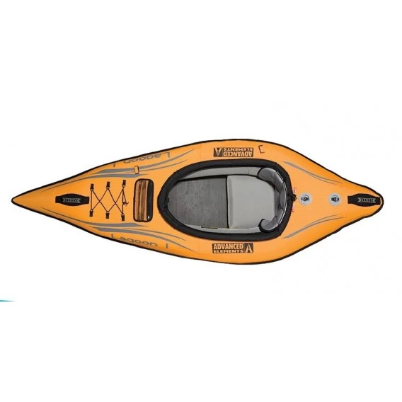 Advanced Elements Lagoon 1 Personen Kajak Luftboot Schlauboot Orange-grey 4 Advanced Elements Lagoon 1 Personen Kajak Luftboot Schlauboot Orange-grey – Bild 2