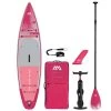 Aqua Marina Coral Touring 11.6 SUP Komplett Set Ausblasbares Stand Up Paddle Board Raspberry -Bootsladen aqua marina coral touring 116 sup komplett set ausblasbares stand up paddle board raspberry