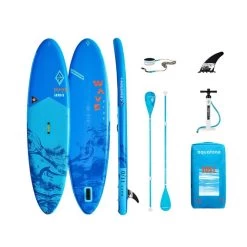 Bootsladen 28 Aquatone Wave Plus 11.0 All-Round SUP Set Aufblasbares Stand Up Paddle Board