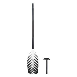 ExtaSea Allround Kanu Stechpaddel Alu 2-teilig Black And White