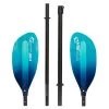ExtaSea Pro-XL Carbon Vario Doppelpaddel | 220-240cm | 4-teilig | Blue-light Blue -Bootsladen extasea pro xl carbon vario doppelpaddel 220 240cm 4 teilig blue light blue