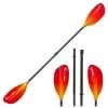 ExtaSea Pro-XL Carbon Vario Doppelpaddel | 220-240cm | 4-teilig | Red-yellow -Bootsladen extasea pro xl carbon vario doppelpaddel 220 240cm 4 teilig red yellow