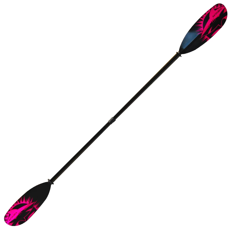 ExtaSea Tour Vario Fiberglas Doppelpaddel | 220-230cm | 2-teilig | Schwarz-pink 3 ExtaSea Tour Vario Fiberglas Doppelpaddel | 220-230cm | 2-teilig | Schwarz-pink