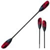 ExtaSea Tour Vario Fiberglas Doppelpaddel | 220-240cm | 2-teilig | Schwarz-rot -Bootsladen extasea tour vario fiberglas doppelpaddel 220 240cm 2 teilig schwarz rot