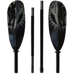 ExtaSea Tour Vario Fiberglas Doppelpaddel | 220-240cm | 4-teilig | Schwarz-grau -Bootsladen extasea tour vario fiberglas doppelpaddel 220 240cm 4 teilig schwarz anthrazit 3