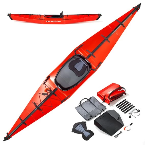 FoldYak One 390 Faltkajak Im Origami Stil Faltboot Red 3 FoldYak One 390 Faltkajak Im Origami Stil Faltboot Red