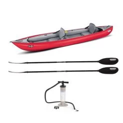 Gumotex Thaya 2 Personen Drop Stitch Kajak Set Mit Paddel Und Pumpe